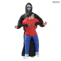 Надуваем страшен парти костюм Жътваря Grim Reaper - DD476